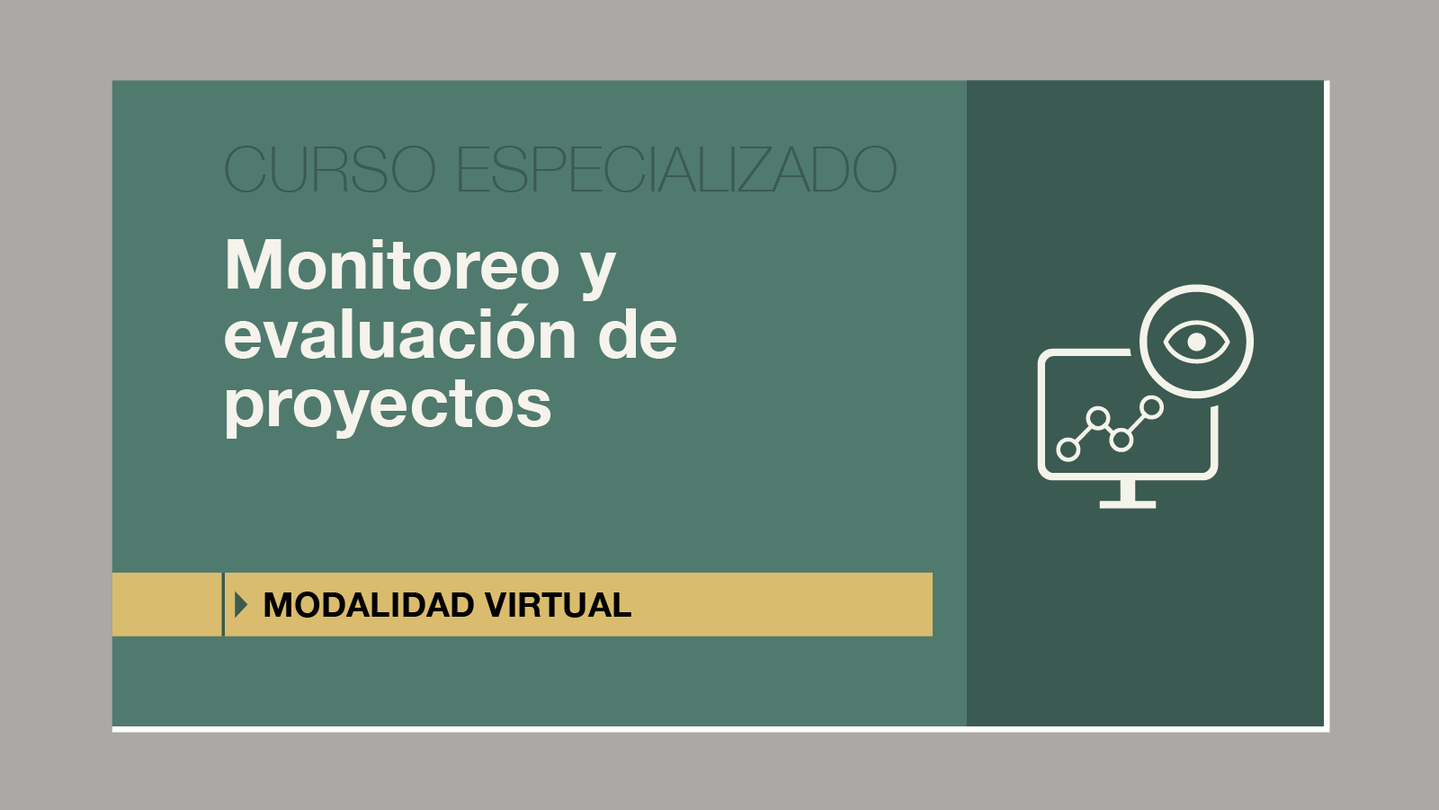 MONITOREO Y EVALUACIÓN DE PROYECTOS DE DESARROLLO