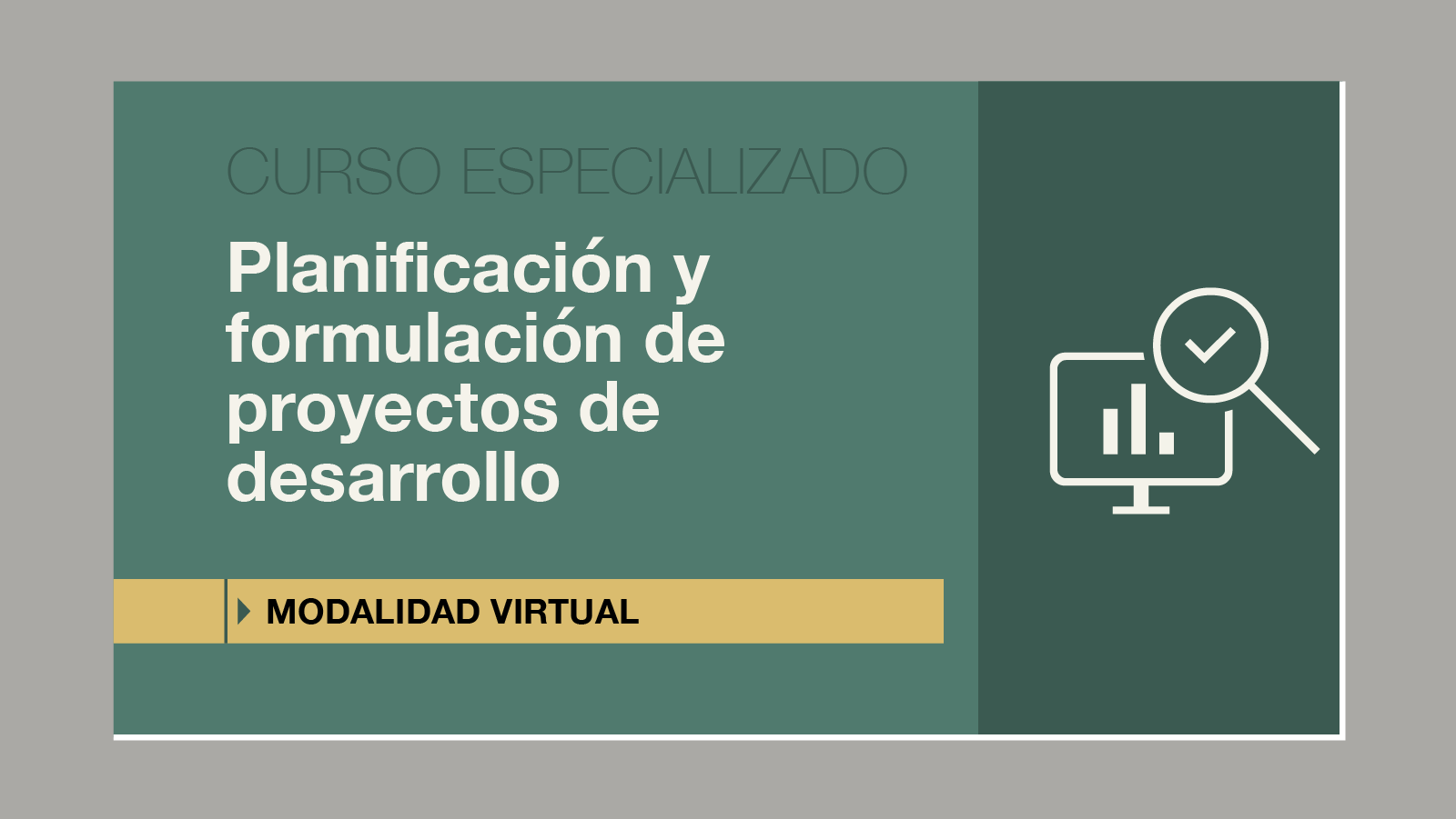 PLANIFICACIÓN Y FORMULACIÓN DE PROYECTOS DE DESARROLLO