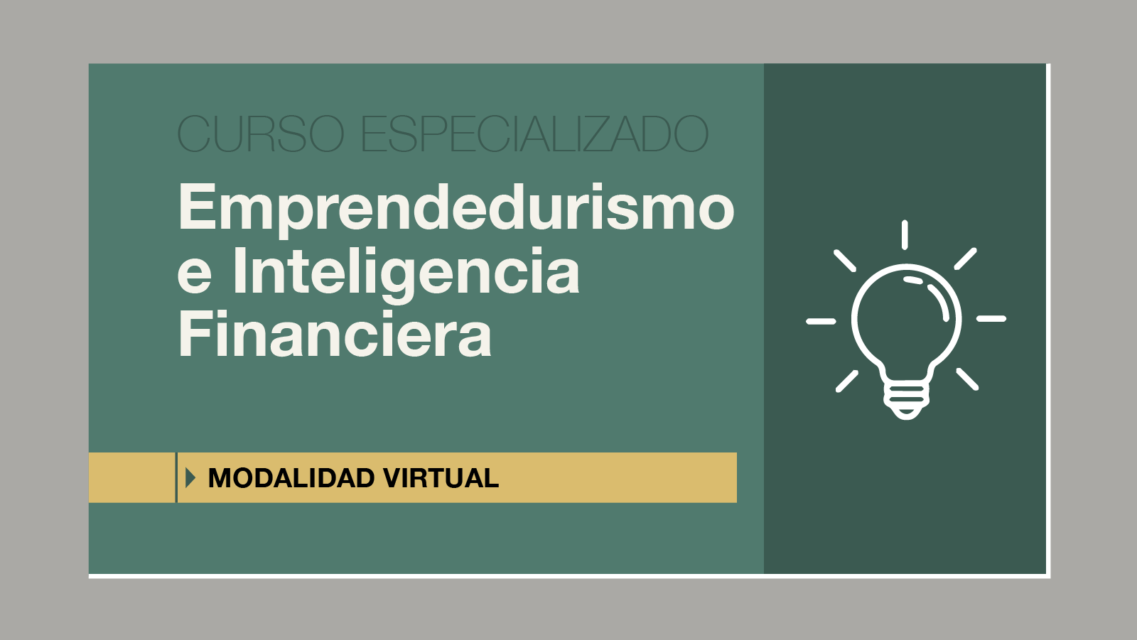 EMPRENDEDURISMO E INTELIGENCIA FINANCIERA